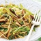 Bean sprout and snow pea stirfry