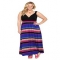 Black & Multicolor Maxi Dress - Fave Clothing