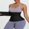 Black Noeprene Slimming Tummy Waist Wrap Sweat Fat Burning - My fave brands