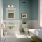 Bright traditional bathroom