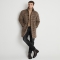 Checked Wool Blend Coat - Man Style