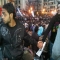 Christians protect Muslims during prayer in the midst of the 2011 uprisings in Cairo, Egypt - Amazing photos