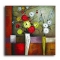 Colorful Flowers and Vases Oil Painting Free Shipping