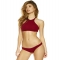 Crimson Mesa Cropped Halter Top by Beach Riot  - Swimsuits