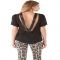 Cross Back Tee Shirt - Fave Clothing & Fashion Accessories