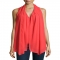 Diane von Furstenberg Sleeveless Crepe Scarf Top - Clothing for Fall