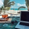 Dream office - take it to the beach - Work to Dream. Dream to Work