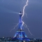 Eiffel Tower struck by lightning - Just cause