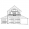 Fantastic barn styled 5 car detached garage - Detached Garage