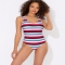 French Cut One Piece Swimsuit - Bathing Suits
