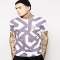 Friend Or Faux T-Shirt In Line Print - T-Shirts