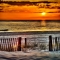 Golden sunrise over the Atlantic ocean [photo]