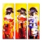 Hand-painted People Oil Painting - Set of 3 - Free Shipping - People Paintings