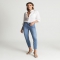 High Rise Crop Skinny Jeans - Spring Wardrobe