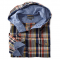 Hooded Madras Long-Sleeve Shirt - Man Style