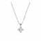 John Greed Love Story Silver & CZ Necklace - Jewelry