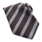 Kiton - Awning-Stripe Wool/Silk Tie - Ties & Pocket Squares