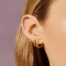 Lauren 18K Gold Earring Set - Clothing, Shoes & Accessories