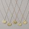 Letter Medallion Necklace  - Gifts for Mom