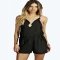 Lizzie Aztec Embellished  Crepe Playsuit 