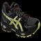 Men's Asics Gel Nimbus 14 Black Green Running Shoes