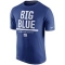 Men's New York Giants Nike Royal Blue Local Legend Verbiage Performance T-Shirt - Sports Apparel