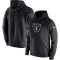 Men's Nike Black Oakland Raiders Club Fleece Logo Pullover Hoodie - Sports Apparel
