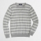 Men's stripe cotton-cashmere sweater - Clothes