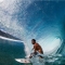 Michel Bourez (the Spartan) in the Billabong Pro Tahiti