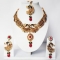 Multicolor Antique Finish Imitation Necklace Set - Necklace
