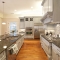 Nice grey kitchen cabinets; very clean looking - Kitchen Color Inspiration