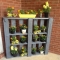 Pallet plant holder