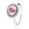Pandora Statement Sparkling Pink Ring