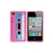 Pink Cassette Tape Case for Apple iPhone 4 /4G