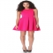 Pink Neoprene Sleeveless Dress - Fave Clothing & Fashion Accessories