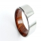 Rosewood and Titanium ring.  - accessories for men