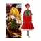 Rozen Maiden Shinku Pure Ruby Red Dress Lolita Cosplay Costume