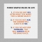 Rules In Life: a short list - Fave quotes of all-time