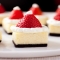 Santa Hat Cheesecake Bites - Christmas Baking