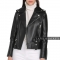 Sheepskin Black Leather Jacket Women