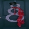 Snowman door wreath - Christmas