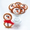 Snowman Pretzels - Christmas