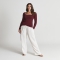 Square Neck Jersey Top - Comfy Clothes 