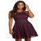 Stacy Glitter and Lace Party Dress - Dresses