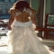 Stunning low back wedding dress - Wedding reception ideas