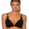 Sunsets Separates Black - Molded Cup Tankini Top