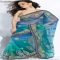Blue Net Saree with Blouse - Beauty in Saree