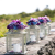 Candle lantern flower arrangements 