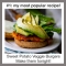 Sweet Potato Veggie Burger with Avocado - Healthy Food Ideas