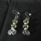 wire and bead earrings